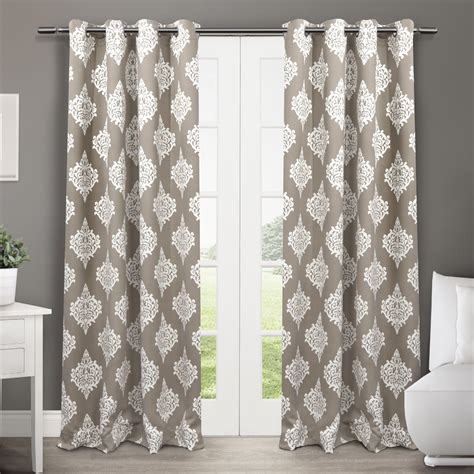 Grommet Blackout Curtains Taupe 